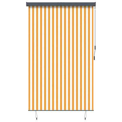 vidaXL Outdoor Roller Blind 160x250 cm White and Orange