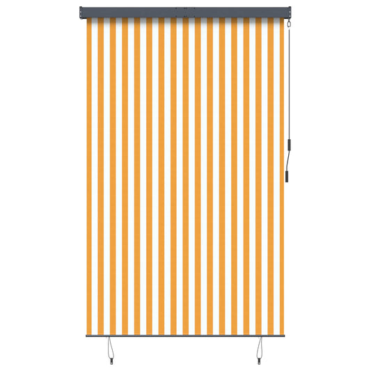 vidaXL Outdoor Roller Blind 160x250 cm White and Orange