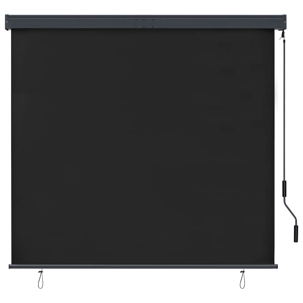 vidaXL Roller Shade | Anthracite | Polyester | 160x250 cm | Retractable