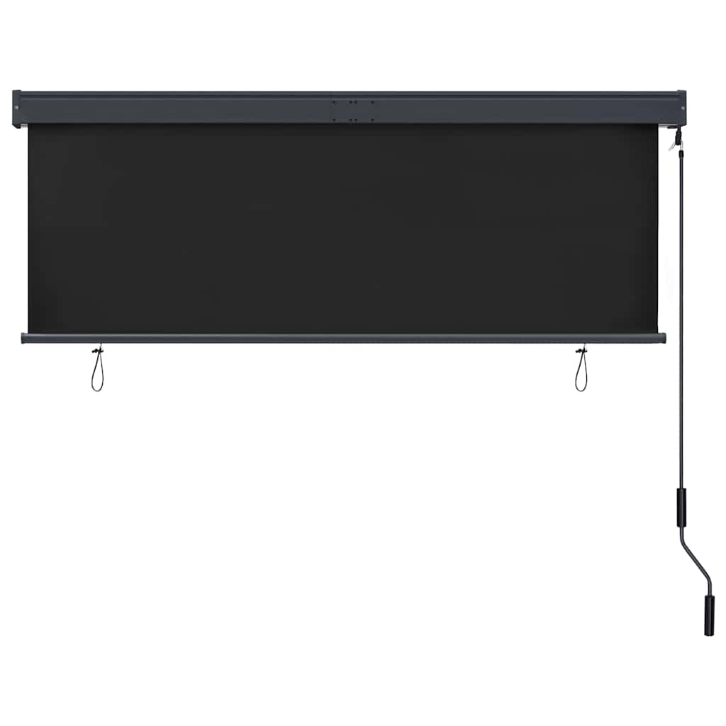 vidaXL Roller Shade | Anthracite | Polyester | 160x250 cm | Retractable