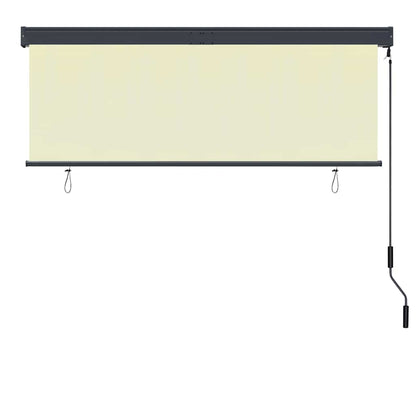 vidaXL Roller Shade | Cream | Polyester, Aluminium, Steel | 160 x 250 cm