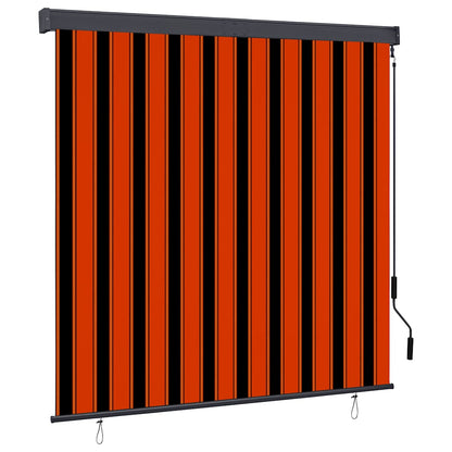 vidaXL Outdoor Roller Blind 160x250 cm Orange and Brown