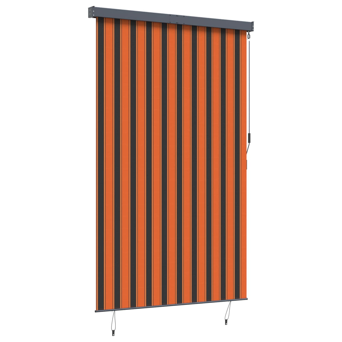 145978 vidaXL Outdoor Roller Blind 160x250 cm Orange and Brown