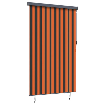 145978 vidaXL Outdoor Roller Blind 160x250 cm Orange and Brown