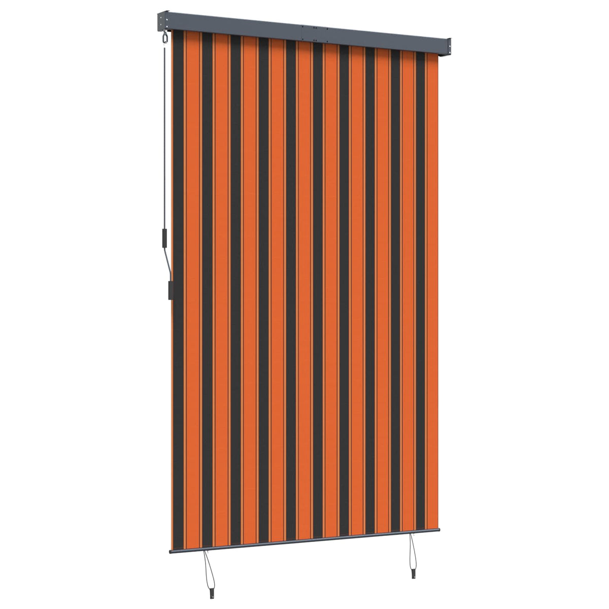 145978 vidaXL Outdoor Roller Blind 160x250 cm Orange and Brown