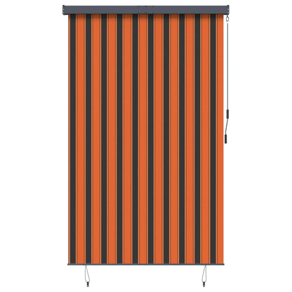 145978 vidaXL Outdoor Roller Blind 160x250 cm Orange and Brown
