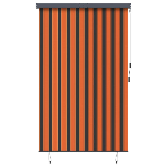 145978 vidaXL Outdoor Roller Blind 160x250 cm Orange and Brown