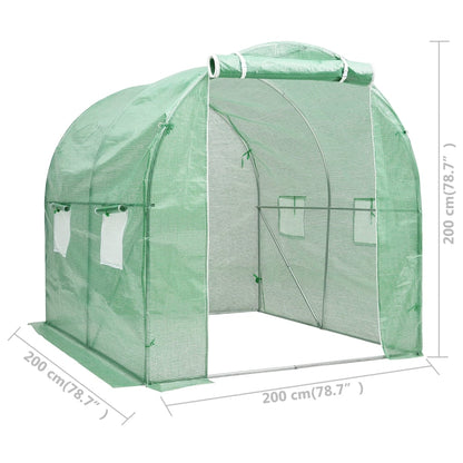 vidaXL Greenhouse 4 m² 2x2x2 m