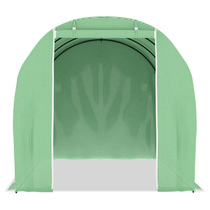 vidaXL Greenhouse | Green | Polyethylene mesh fabric, Galvanised steel | 6.86 m²