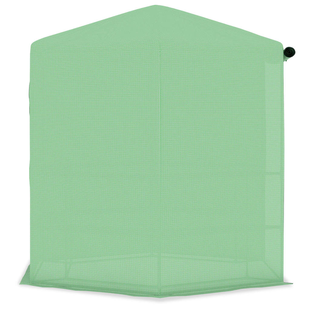 vidaXL Greenhouse with Shelves Steel 227x223 cm