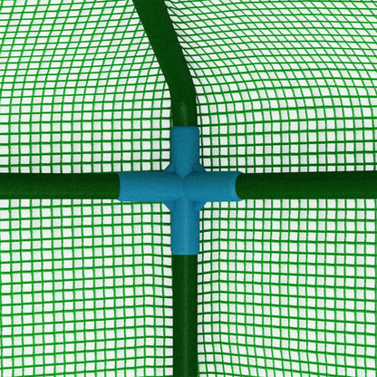 vidaXL Greenhouse | Green | PE mesh fabric | Small | Durable | Greenhouse
