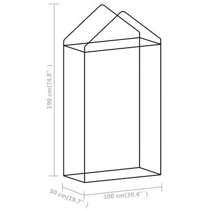 vidaXL Greenhouse | Green | PE mesh fabric | Small | Durable | Greenhouse