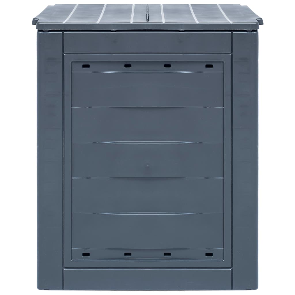 vidaXL Garden Composters 2 pcs Grey 60x60x73cm 520 L