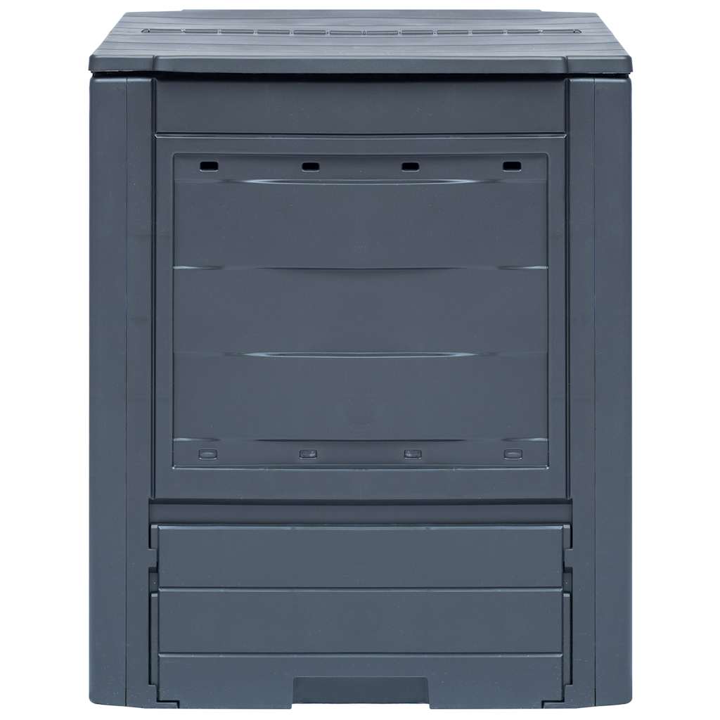 vidaXL Garden Composters 3 pcs Grey 60x60x73cm 780 L