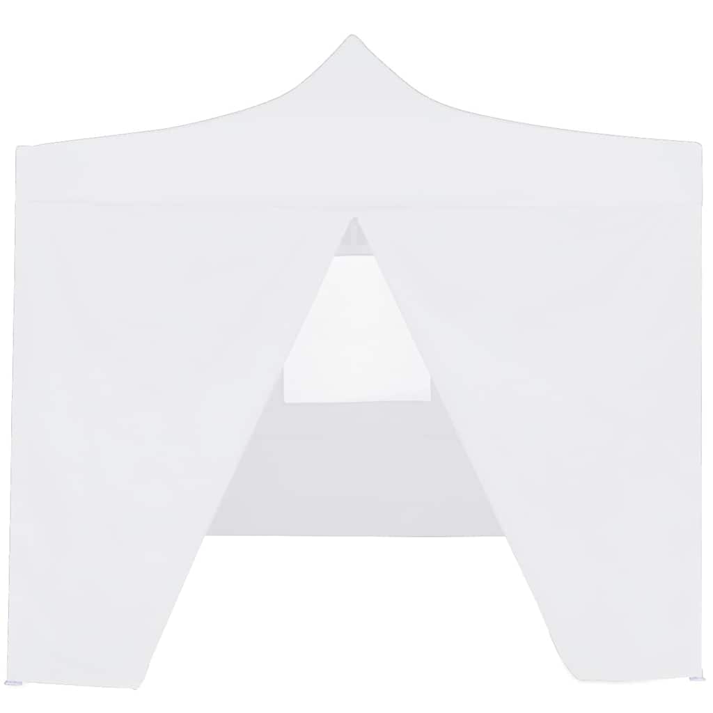 vidaXL Professional Folding Party Tent with 4 Sidewalls 3x3 m White