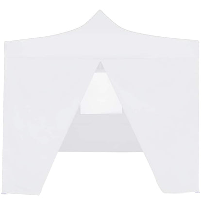 vidaXL Professional Folding Party Tent with 4 Sidewalls 3x3 m White