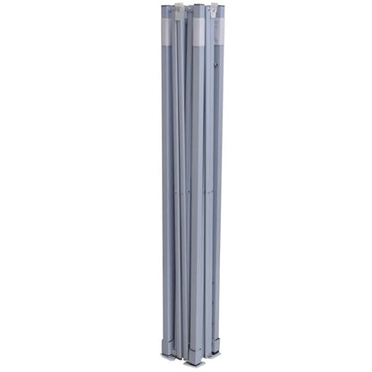 vidaXL Professional Folding Party Tent with 4 Sidewalls 3x3 m White