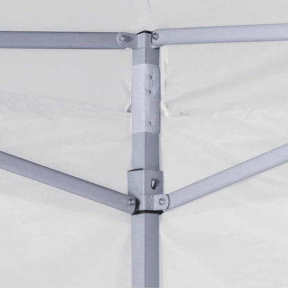 vidaXL Professional Folding Party Tent with 4 Sidewalls 3x3 m White