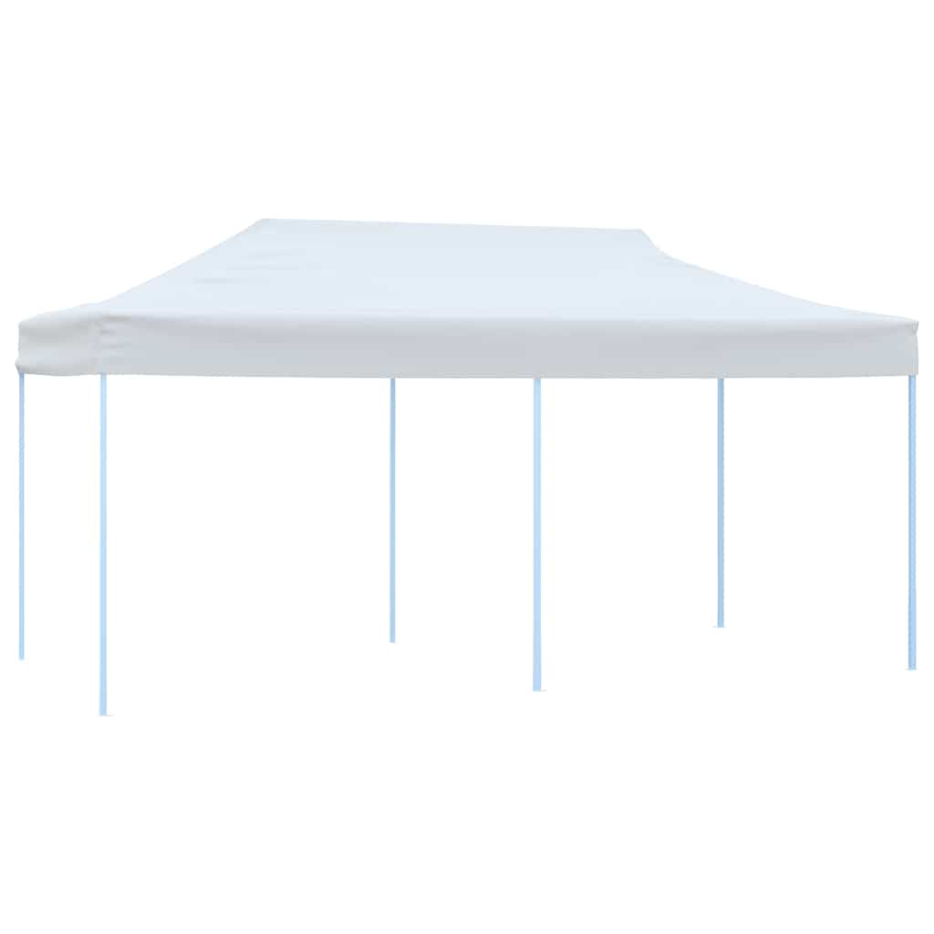 vidaXL Folding Pop-up Partytent with Sidewalls 3x6 m Steel White