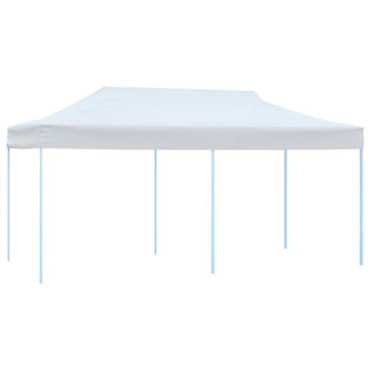 vidaXL Folding Pop-up Partytent with Sidewalls 3x6 m Steel White