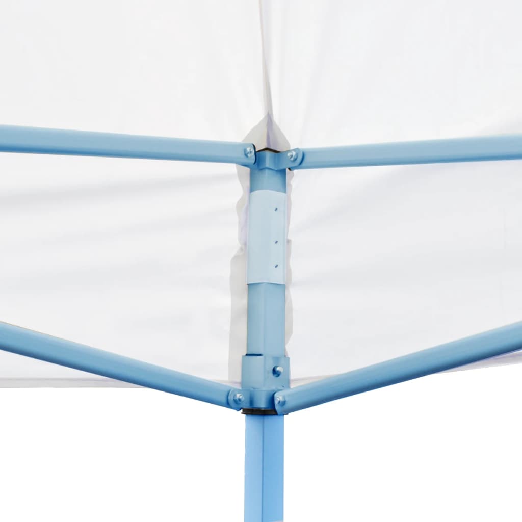vidaXL Folding Pop-up Partytent with Sidewalls 3x6 m Steel White