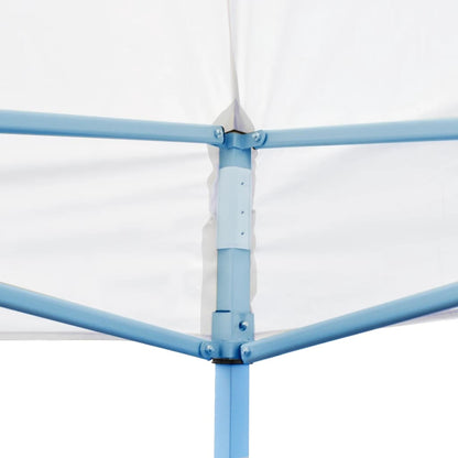 vidaXL Folding Pop-up Partytent with Sidewalls 3x6 m Steel White