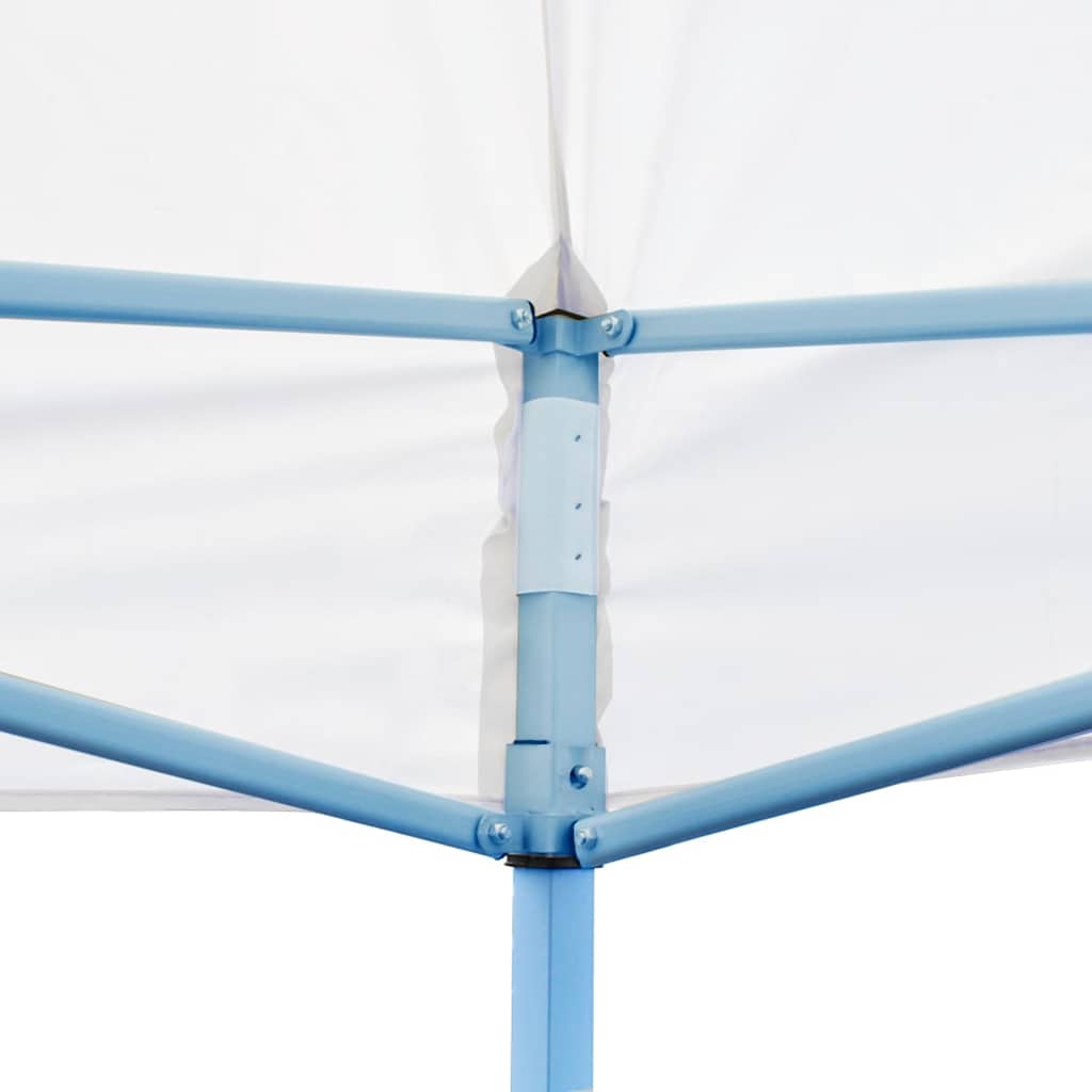 vidaXL Folding Pop-up Partytent with Sidewalls 3x6 m Steel White