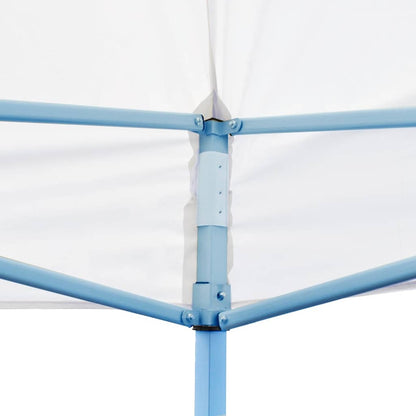 vidaXL Folding Pop-up Partytent with Sidewalls 3x6 m Steel White