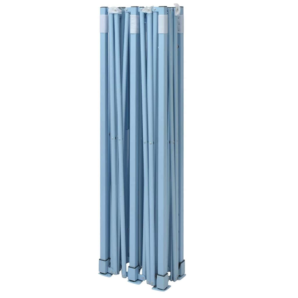 vidaXL Professional Folding Party Tent with 4 Sidewalls 3x6 m Blue