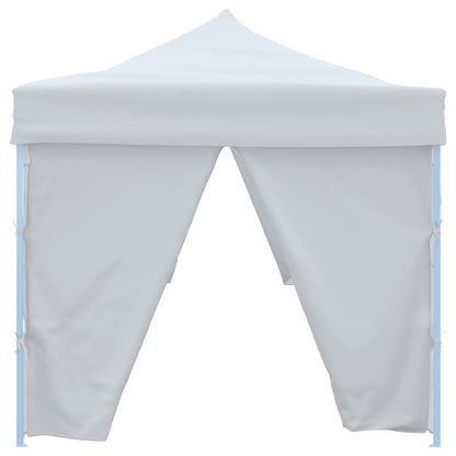 vidaXL Folding Pop-up Party Tent with 8 Sidewalls 3x9 m White