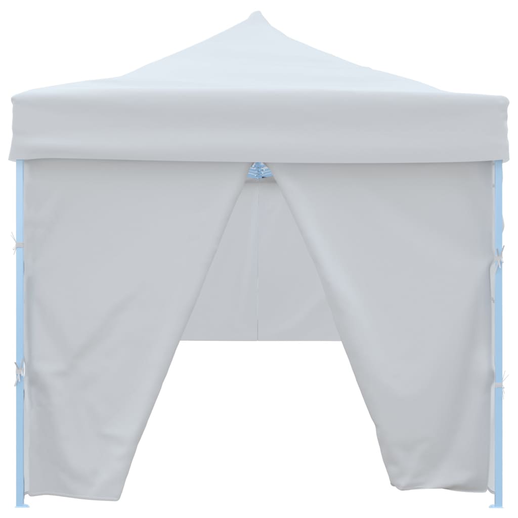 vidaXL Folding Pop-up Party Tent with 8 Sidewalls 3x9 m White
