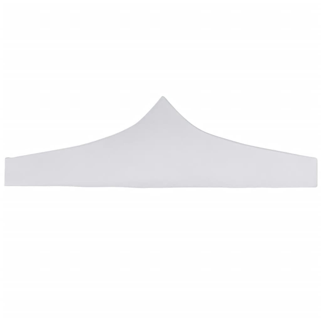vidaXL Party Tent Roof 3x3 m White