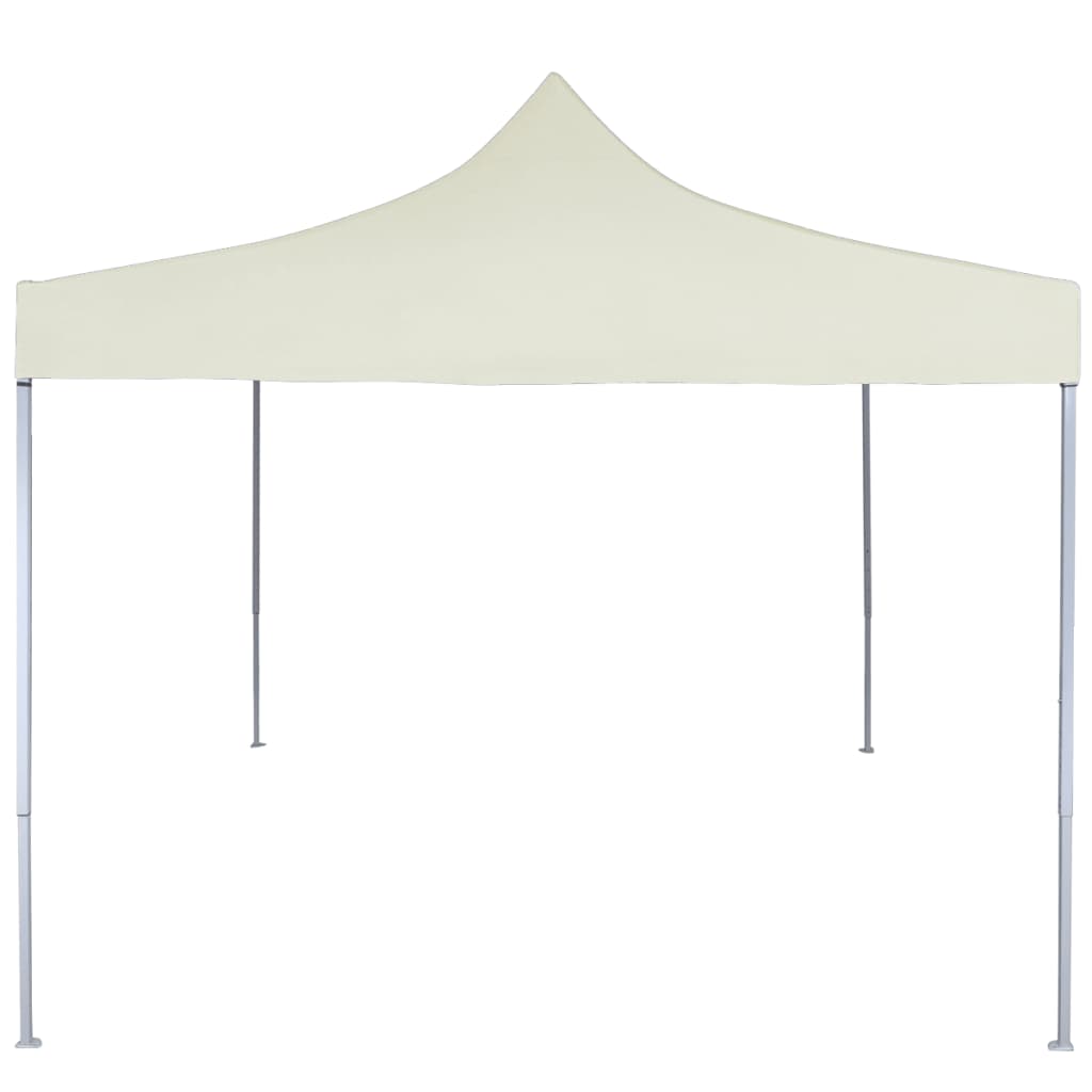 vidaXL Professional Folding Party Tent 2x2 m Steel Cream
