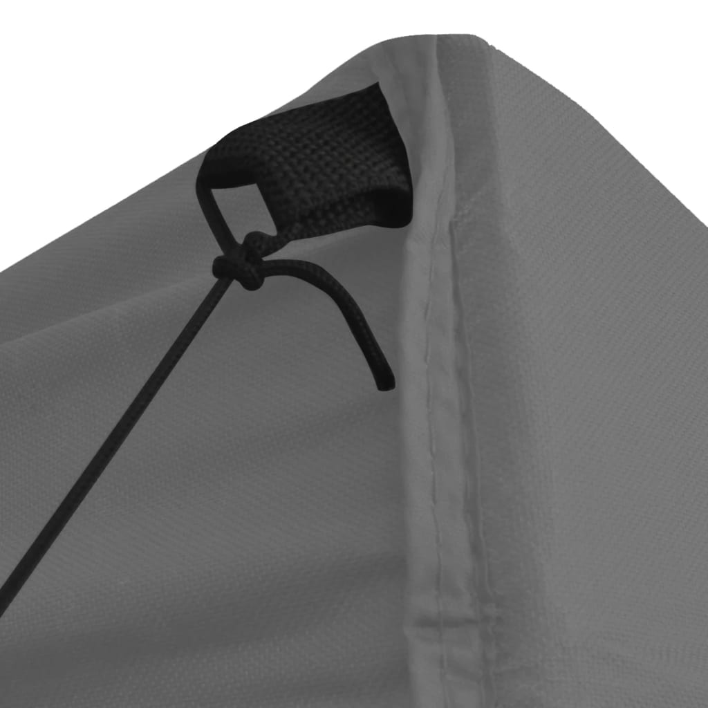 vidaXL Professional Folding Party Tent with 4 Sidewalls 2x2 m Steel Anthracite