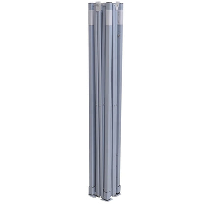 vidaXL Professional Folding Party Tent 2x2 m Steel White