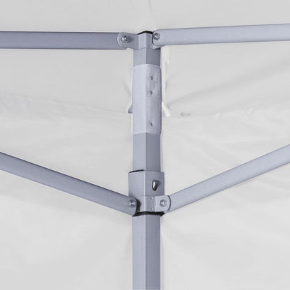 vidaXL Professional Folding Party Tent with 4 Sidewalls 2x2 m Steel White