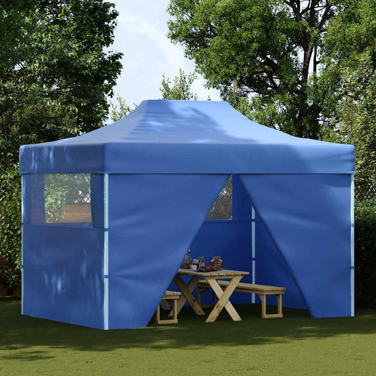 vidaXL Party Tent | Steel Blue | 600D Oxford fabric with PVC coating | 3x4 m