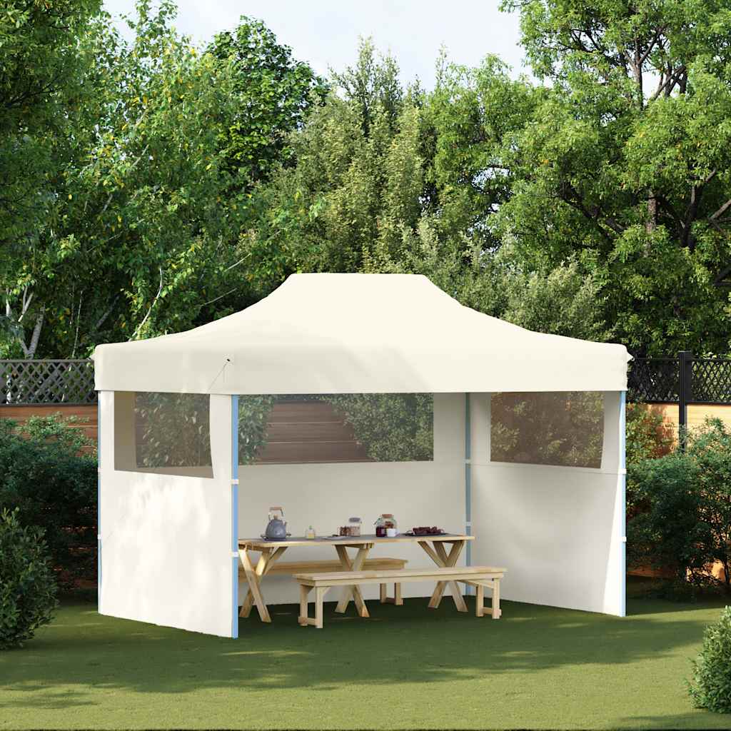 vidaXL Party Tent | Cream | 600D Oxford fabric with PVC coating | 3x4m