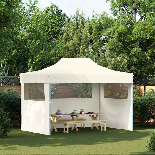 vidaXL Party Tent | Cream | 600D Oxford fabric with PVC coating | 3x4m