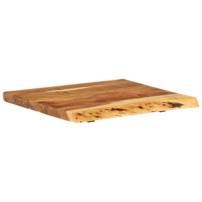 vidaXL Bathroom Vanity Top Solid Acacia Wood 58x52x3.8 cm