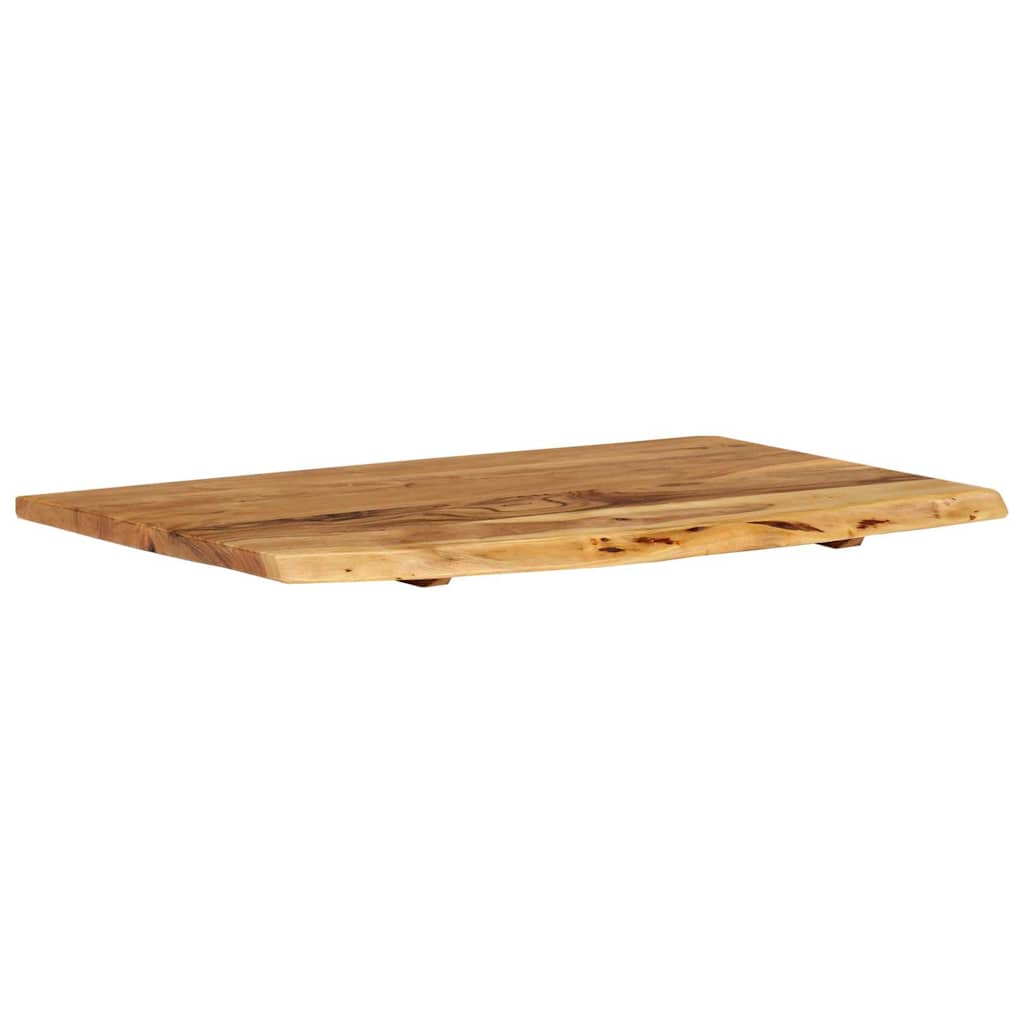 vidaXL Bathroom Vanity Top Solid Acacia Wood 80x52x2,5 cm