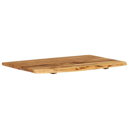vidaXL Bathroom Vanity Top Solid Acacia Wood 80x52x2,5 cm