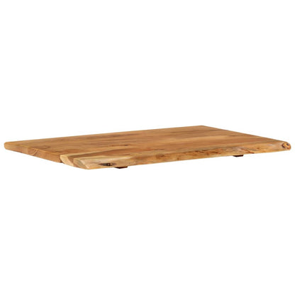 vidaXL Bathroom Vanity Top Solid Acacia Wood 80x52x2.5 cm
