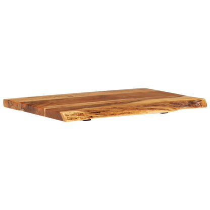 vidaXL Bathroom Vanity Top Solid Acacia Wood 80x52x3,8 cm