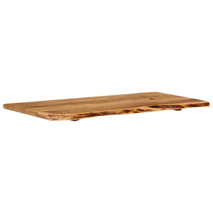 vidaXL Bathroom Vanity Top Solid Acacia Wood 100x52x2.5 cm