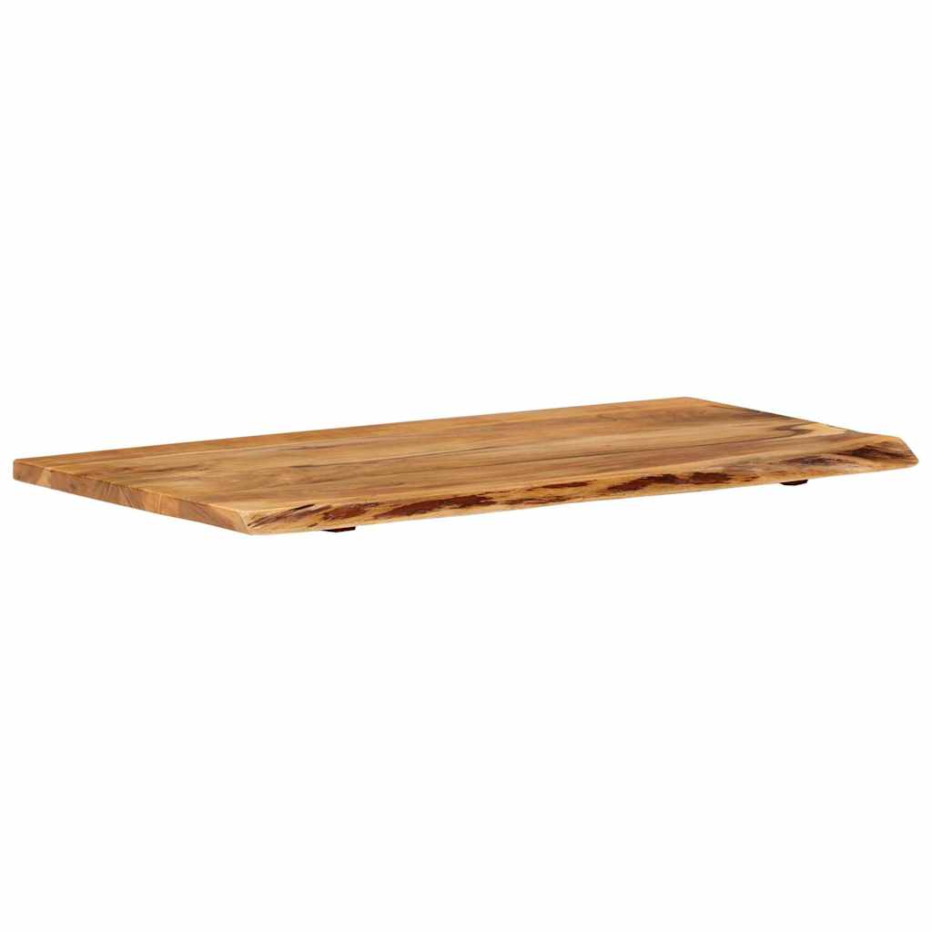 vidaXL Bathroom Vanity Top Solid Acacia Wood 100x52x2,5 cm