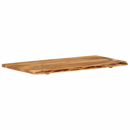 vidaXL Bathroom Vanity Top Solid Acacia Wood 100x52x2,5 cm