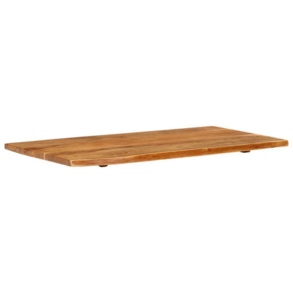 vidaXL Bathroom Vanity Top Solid Acacia Wood 100x52x2.5 cm