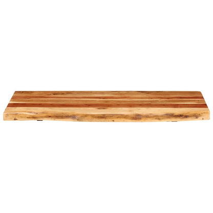 vidaXL Bathroom Vanity Top Solid Acacia Wood 100x52x3.8 cm