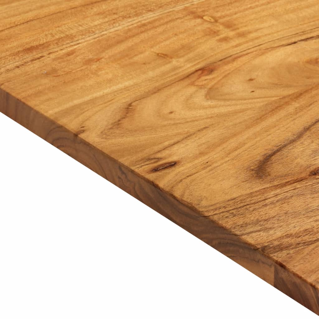 vidaXL Bathroom Vanity Top Solid Acacia Wood 114x52x2.5 cm